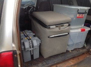 Engel Car Fridge Setup