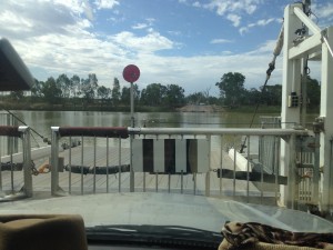 Murray River Barge Crossing at Swan Reach