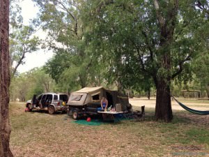 Free camping at Neville Hewitt Weir, Baralaba, QLD